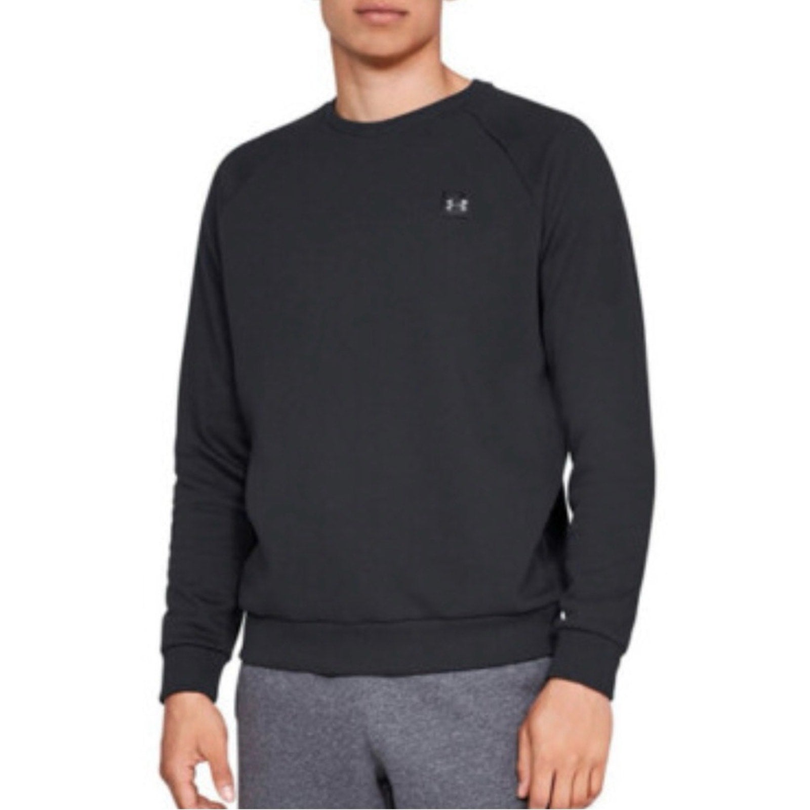 Under Armour Men's black Crewneck Sweater sweatshirt large