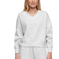 Express woman’s Heather Gray Cropped Pullover Large NEW