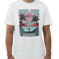 Men's Graphic T-Shirt - Cream/grey xl reel life NEW