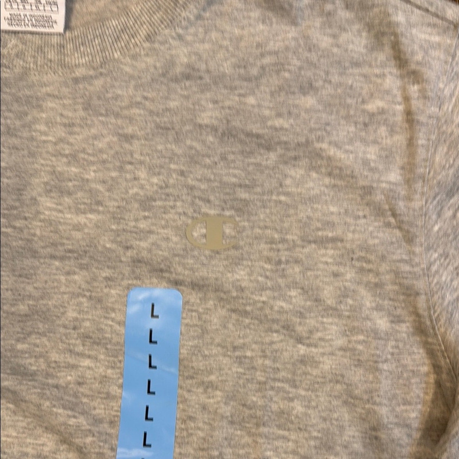 Champion Gray Men's T-Shirt champion tshirt Large NEW