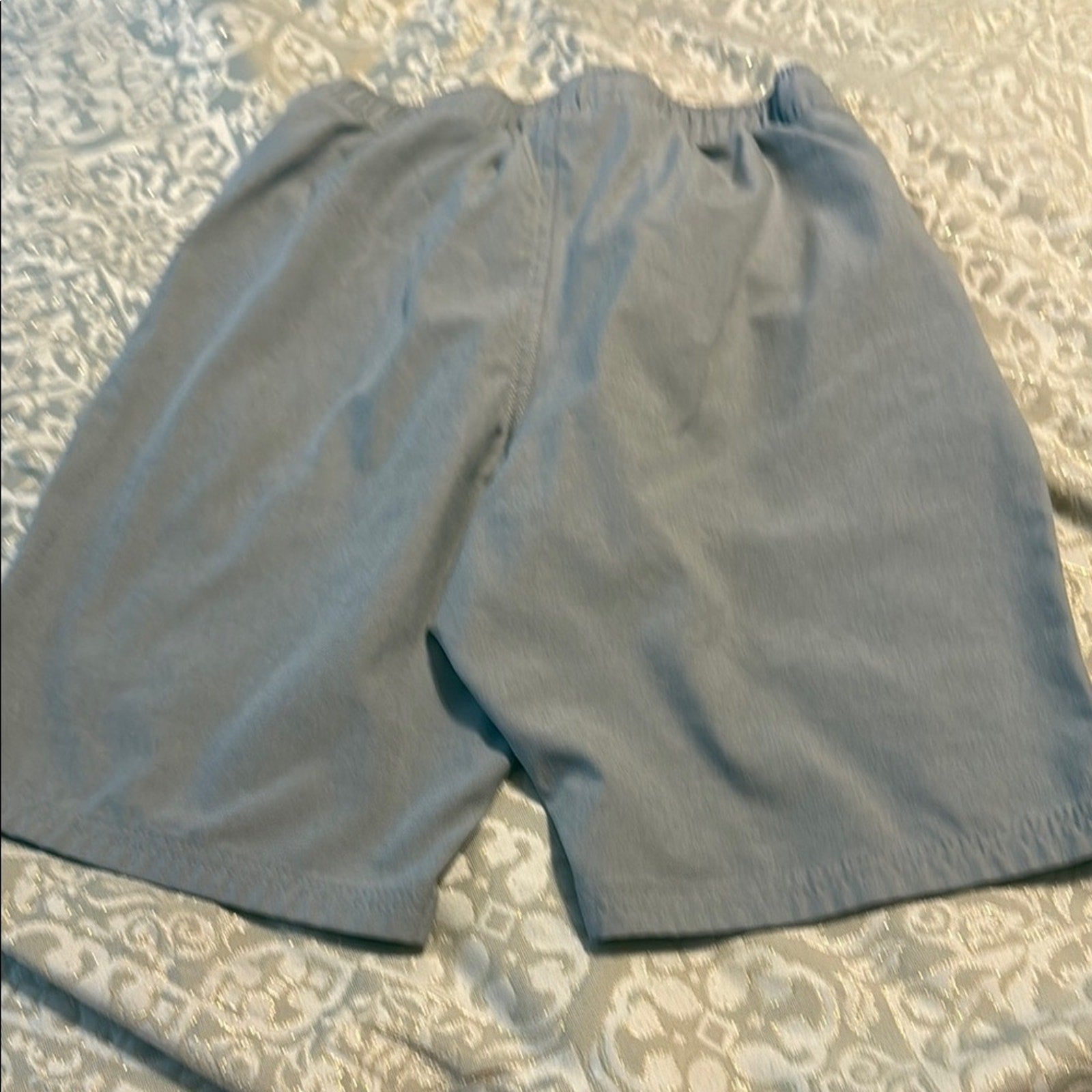 Hurley Light Gray Swim Shorts boys 10/12 USED