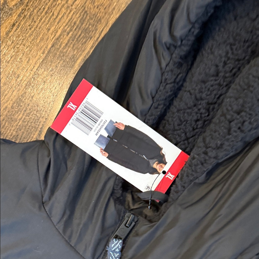 Weather proof woman’s long packable jacket XL NEW