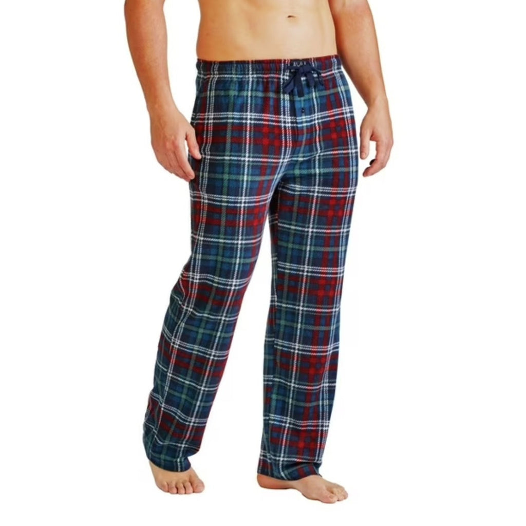 Lucky Brand Men's Plaid Lounge Pants in Red and Blue size SMALL pajamas NEW