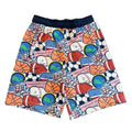 Vineyard Vines Kids' Sports Print Shorts in Red, Blue, and Orange