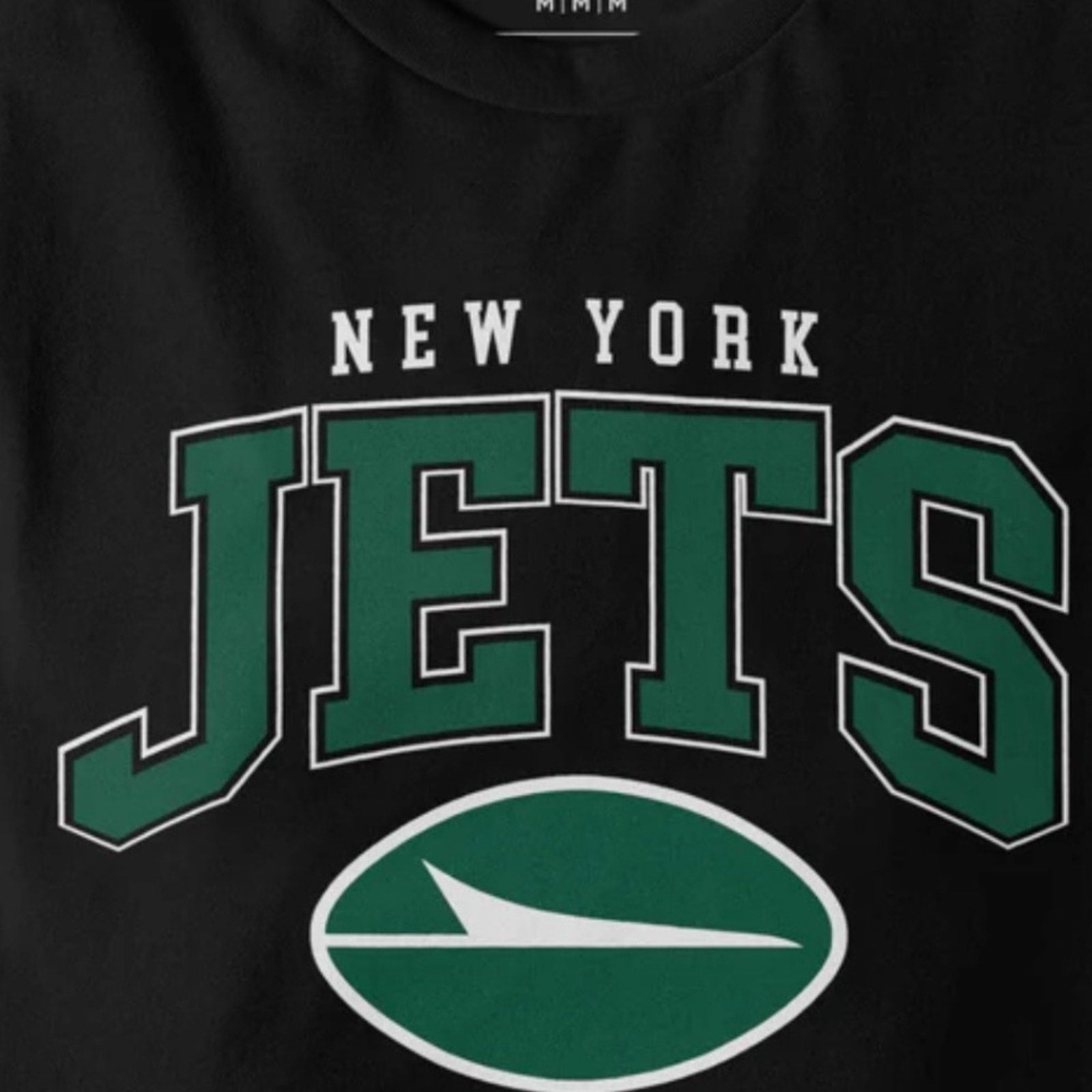 New York Jets Black T-Shirt unisex xl