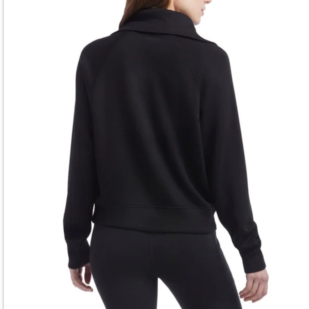 Danskin Women’s Black Quarter-Zip Pullover Athletic Top Size M – NWT