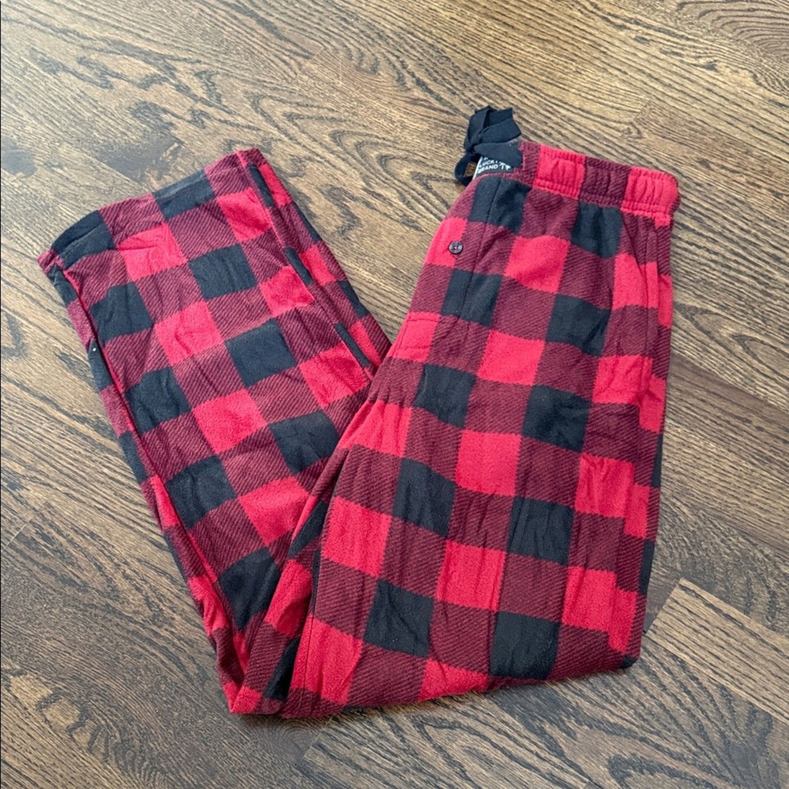 Lucky Brand Red and Black Checkered Pants