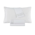 Sheets Décor Studio White Sheet Set diamond grey full