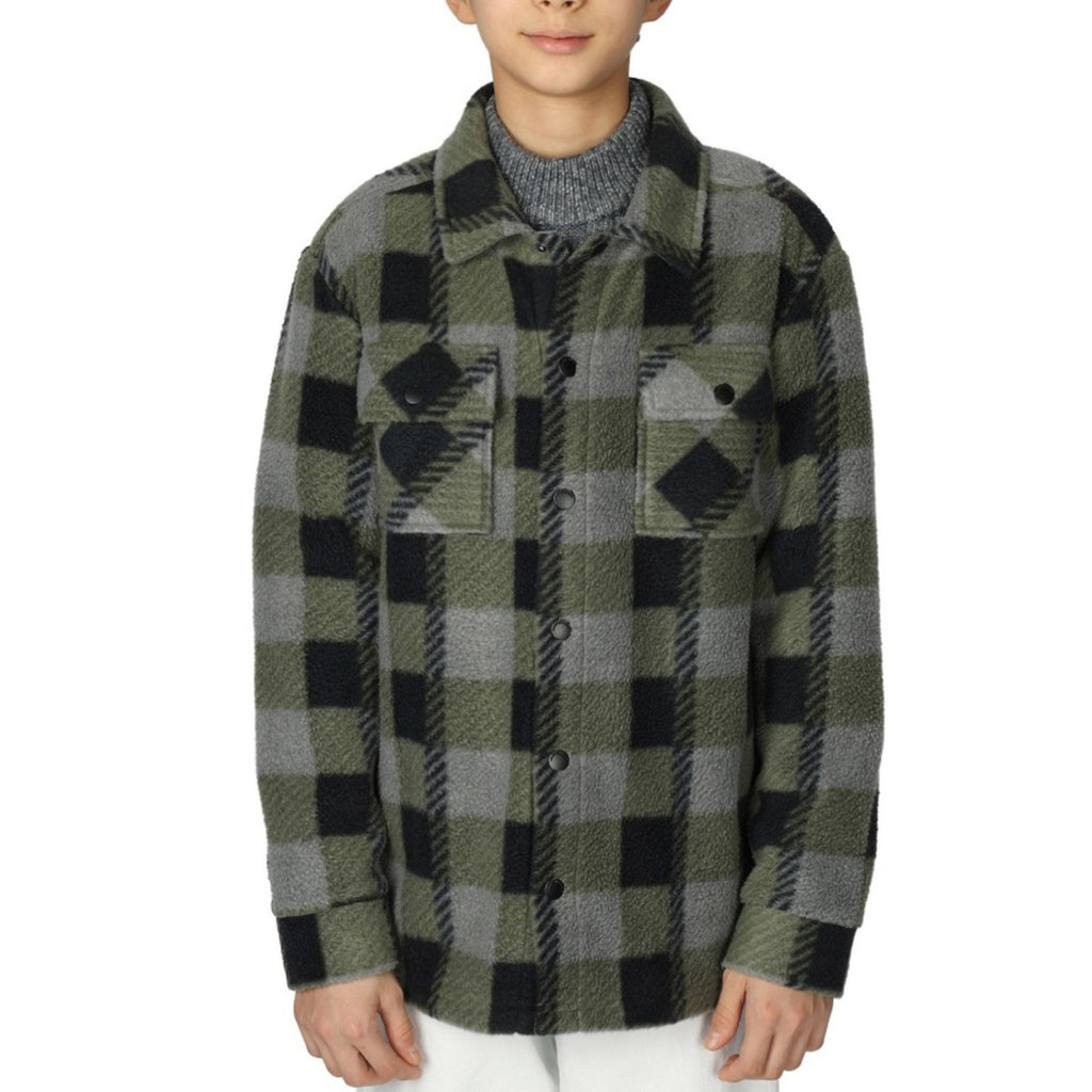 Quiksilver Black and Green Youth Jacket size xl 14/16