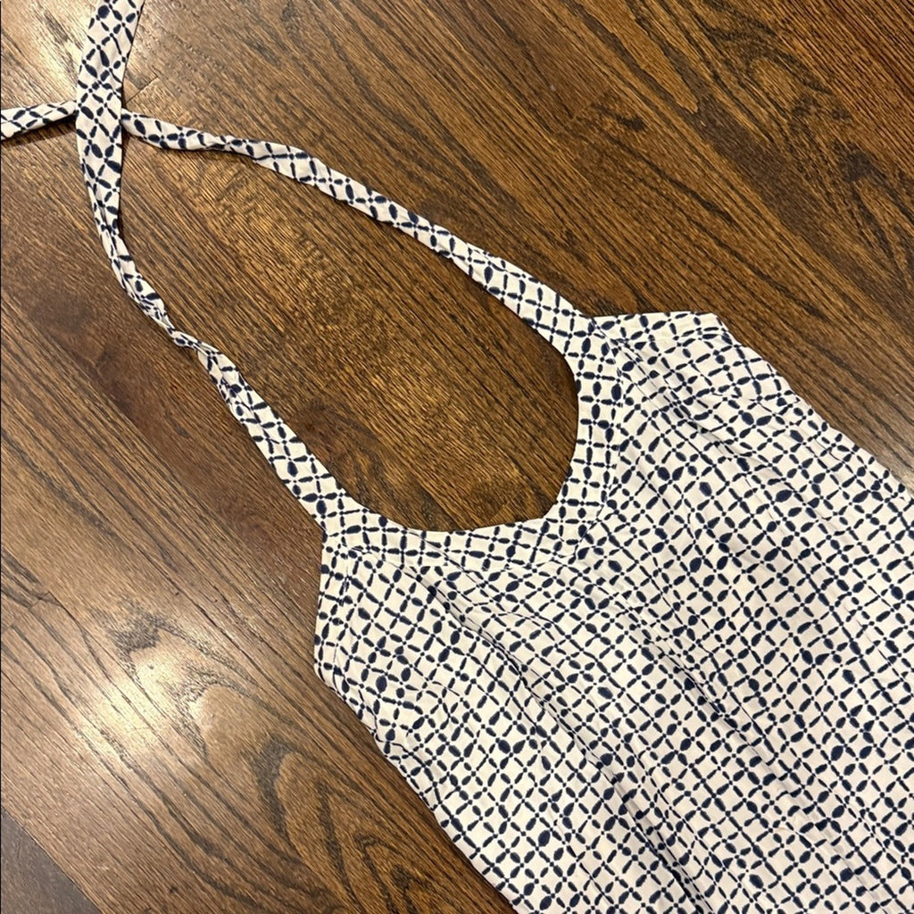 Vineyard Vines Woman’s size 6 maxi dress vintage  blue & white USED