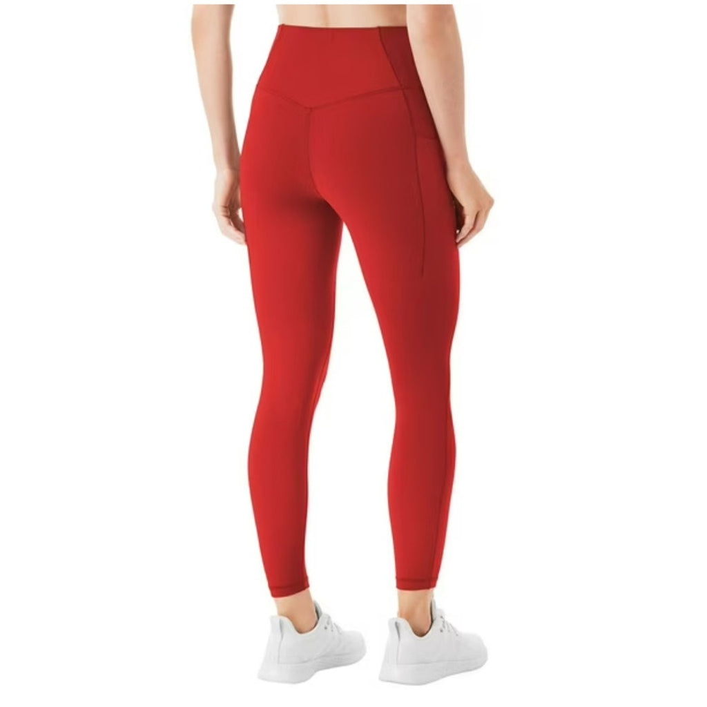 Members Mark Red Women's Leggings plus xxl with pockets nwt