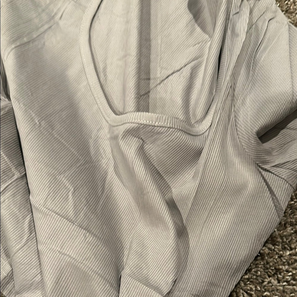 Women's Gray Long Sleeve Top long sleeve spandex top small NWOT