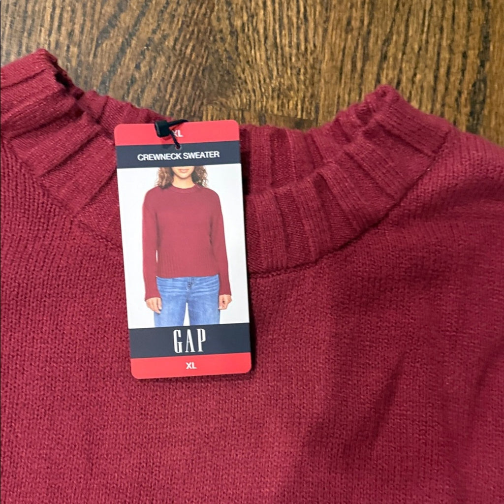 Gap Women's Red Sweater xl cozy new
