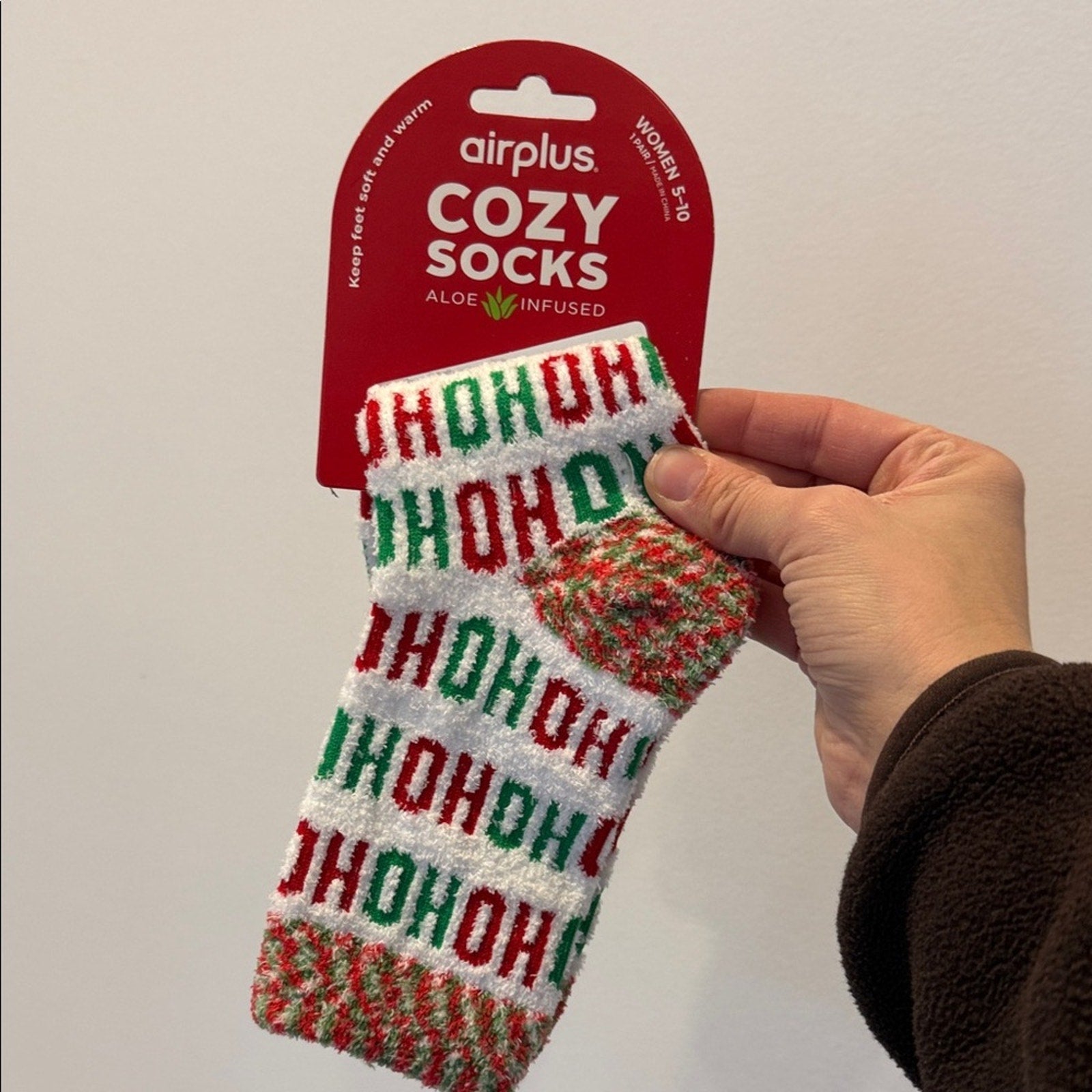 Airplus Cozy Aloe Infused Socks womans onesize NEW