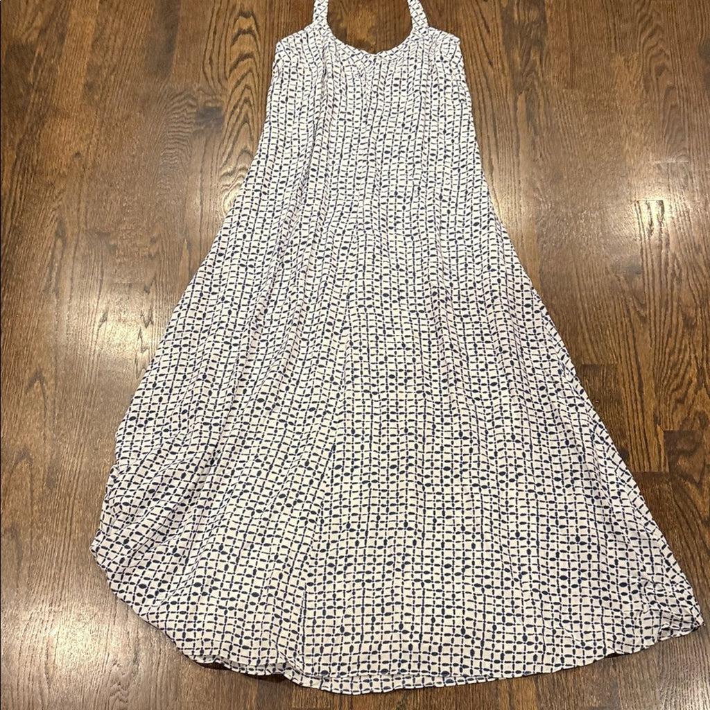 Vineyard Vines Woman’s size 6 maxi dress vintage  blue & white USED
