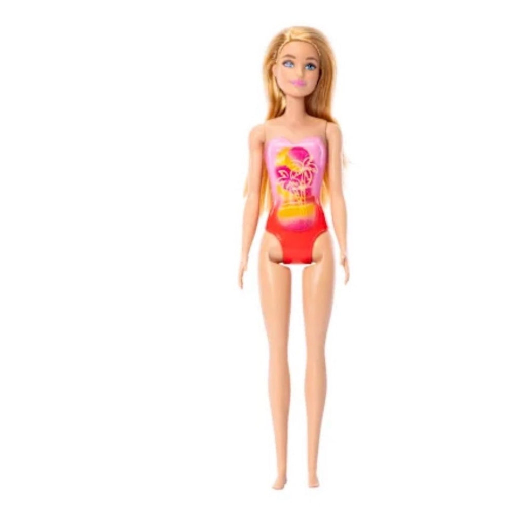 Barbie Doll in Pink and Blue Swimsuit toy NEW