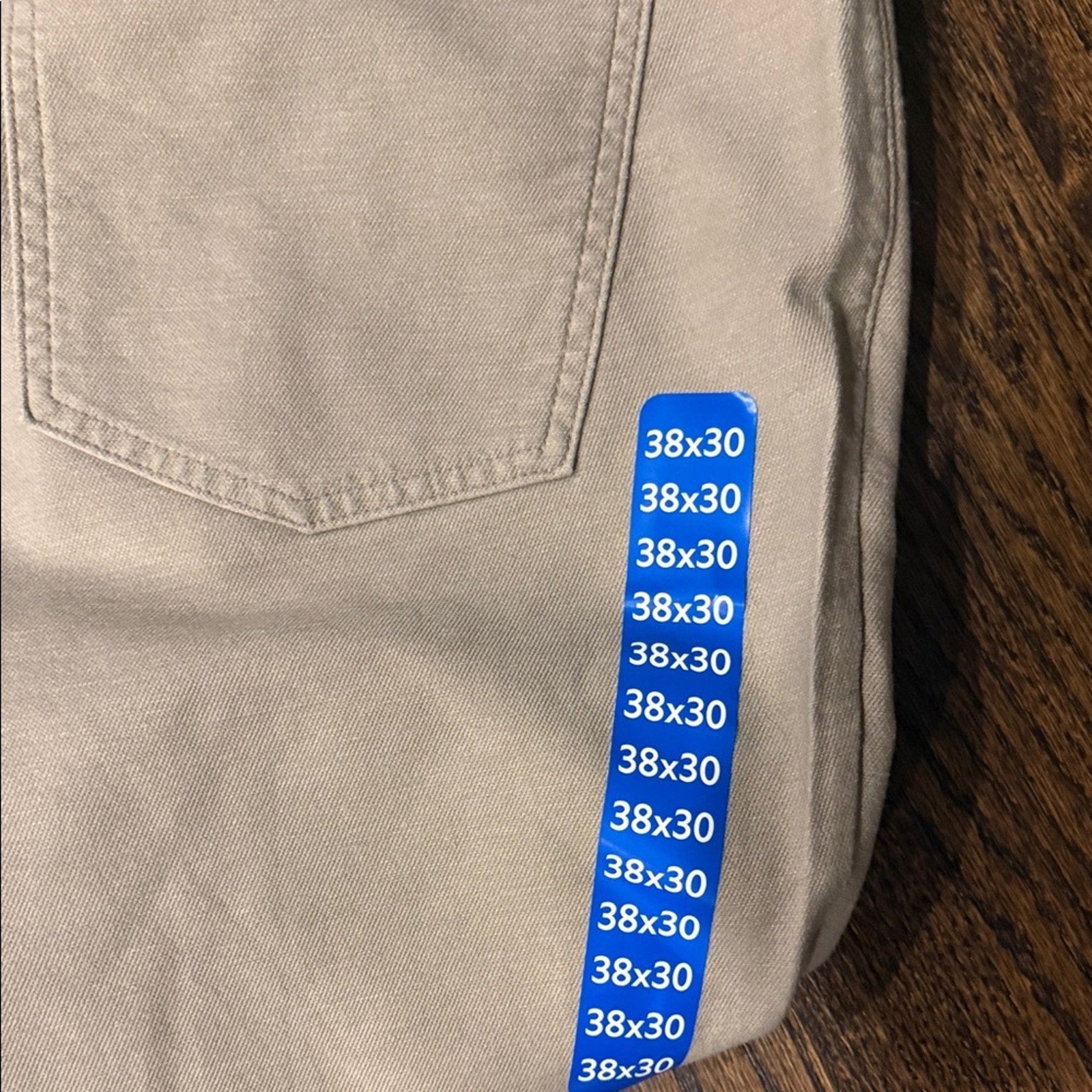 Lands' End Men's Tan Chinos 38X30 pants NEW