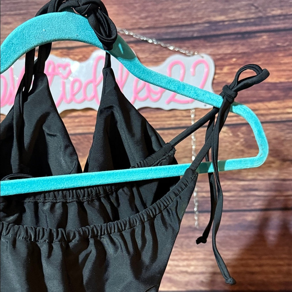 Holipick xl swim  Women's Elegant Black Bikini runs small