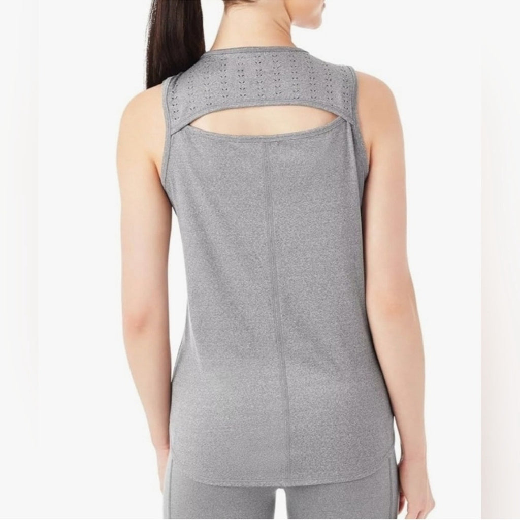 New ladies medium workout tank members mark  Heather Gray Athletic Tank