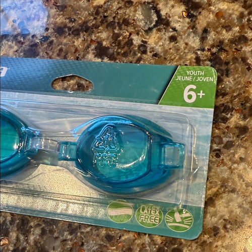 Aqua Youth Blue Swim Goggles