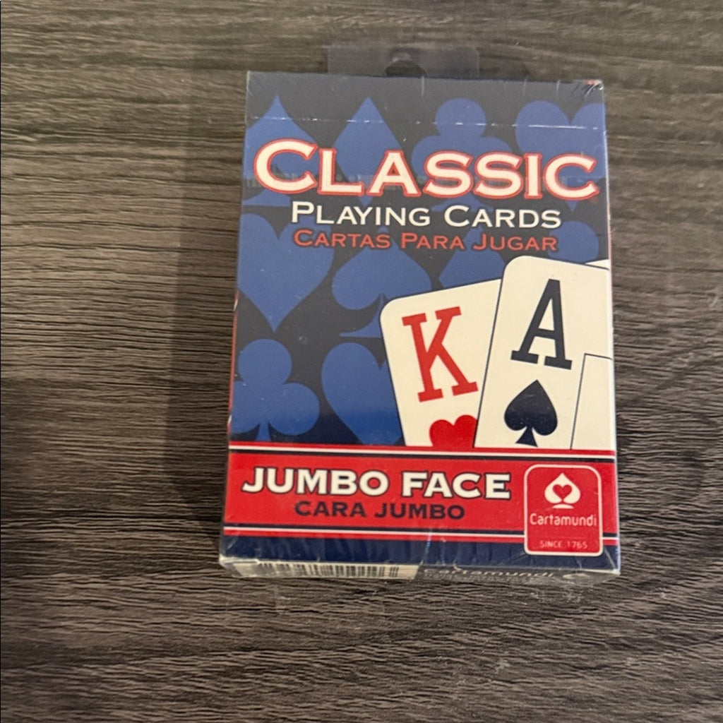 Classic Jumbo Face Playing Cards new