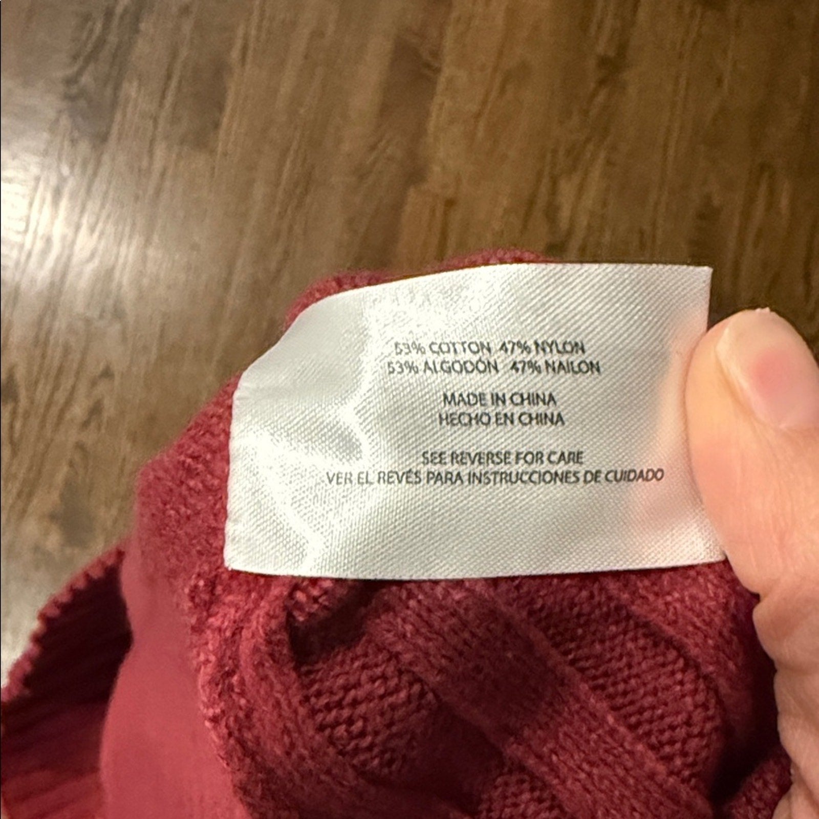 Gap Women's Red Sweater xl cozy new