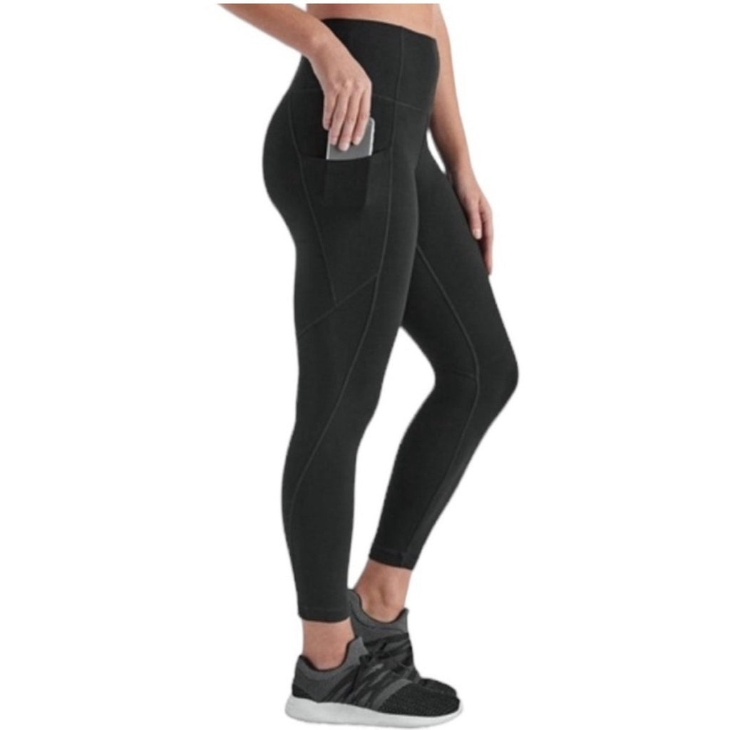 New large members mark size black leggings with a pocket everyday