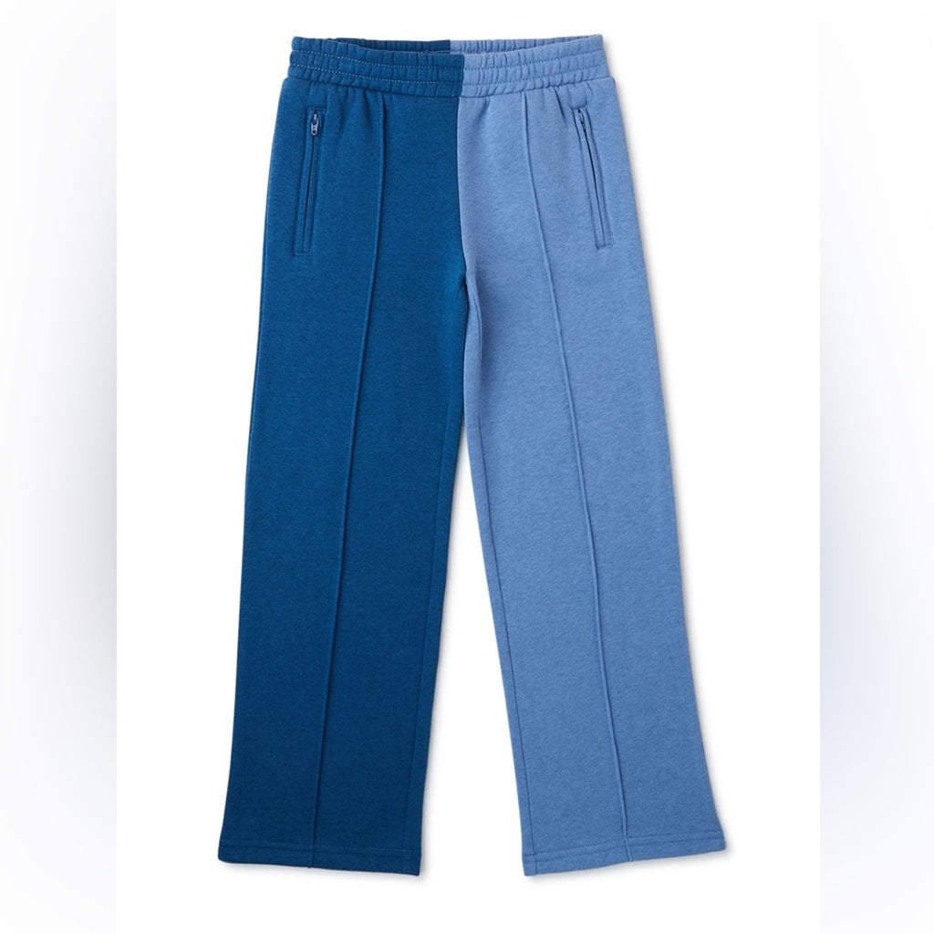 Kids Blue Jogger Pants 6x Athletic Works Girls Straight Leg Sweatpants, Size