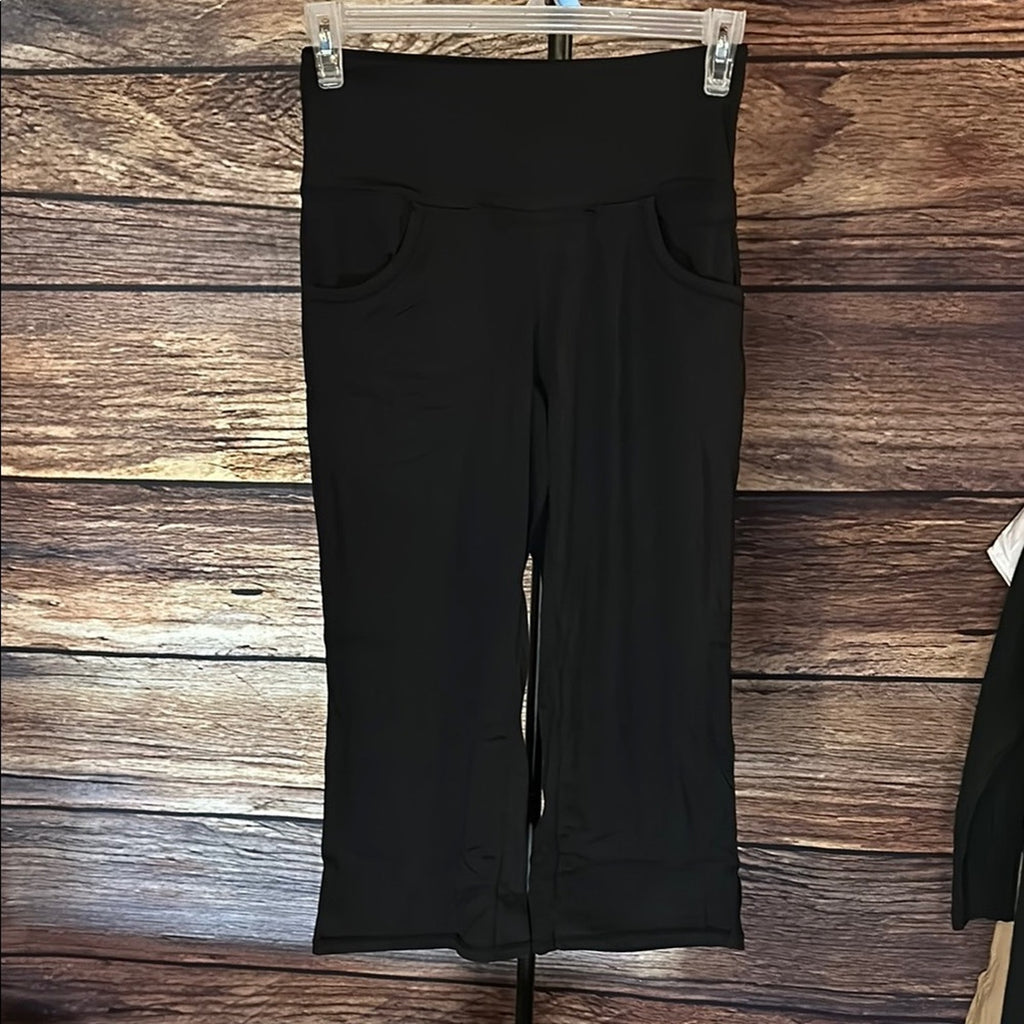 New sunziel medium leggings Black High-Waisted Cropped Pants