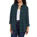 Ladies GAP Plaid Button-Up Shirt flannel small nwt