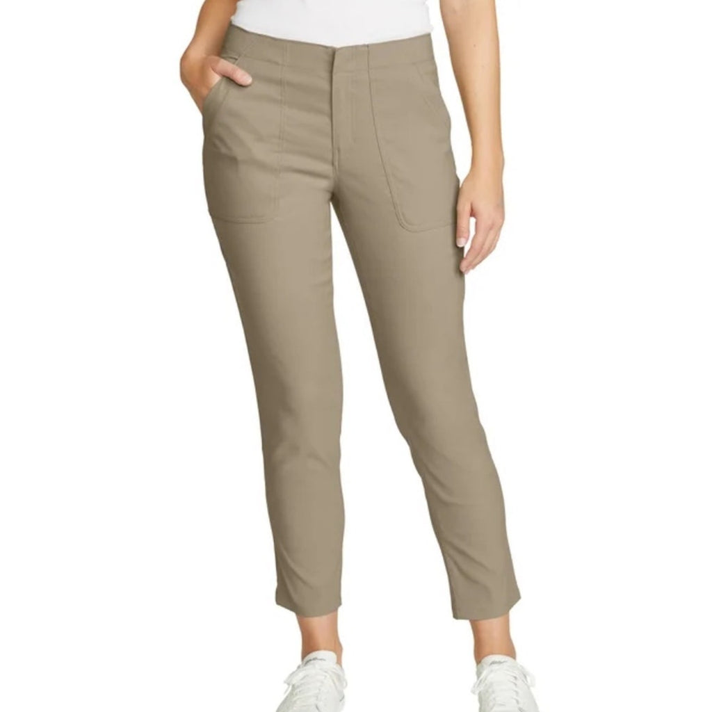 Eddie Bauer woman’s hiking capri  Chinos - Light Tan