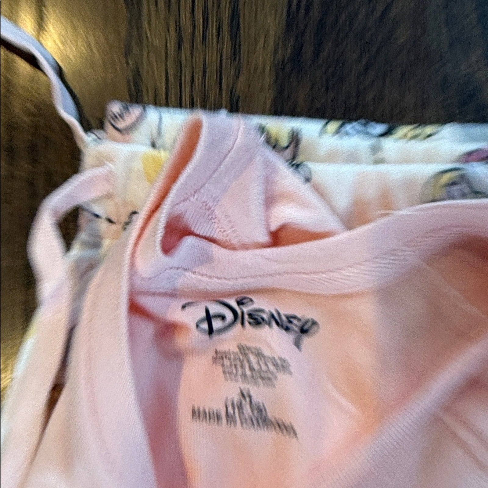 Disney woman’s Winnie the Pooh XL Pajama Set - Pink and Yellow