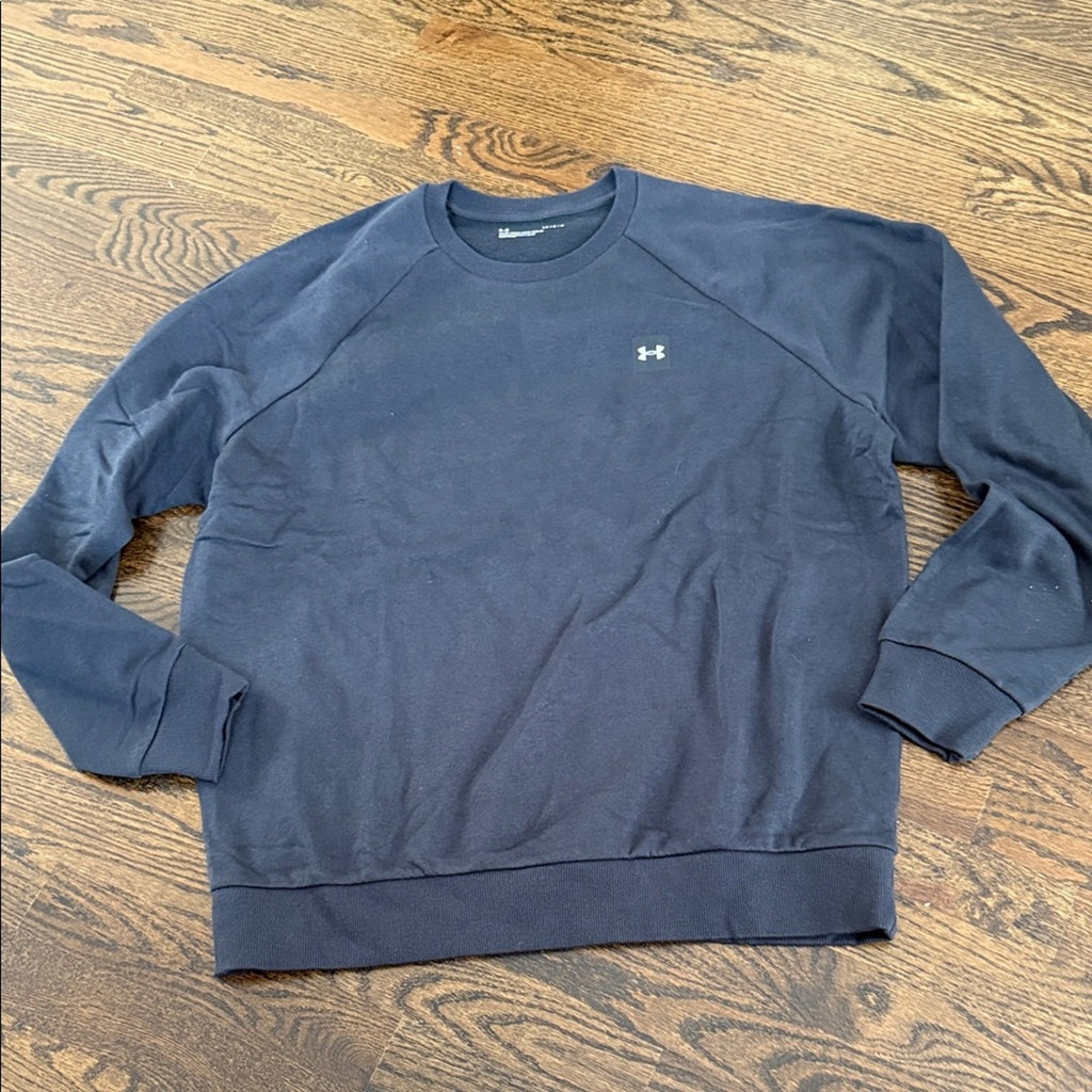 Under Armour Men's black Crewneck Sweater sweatshirt large
