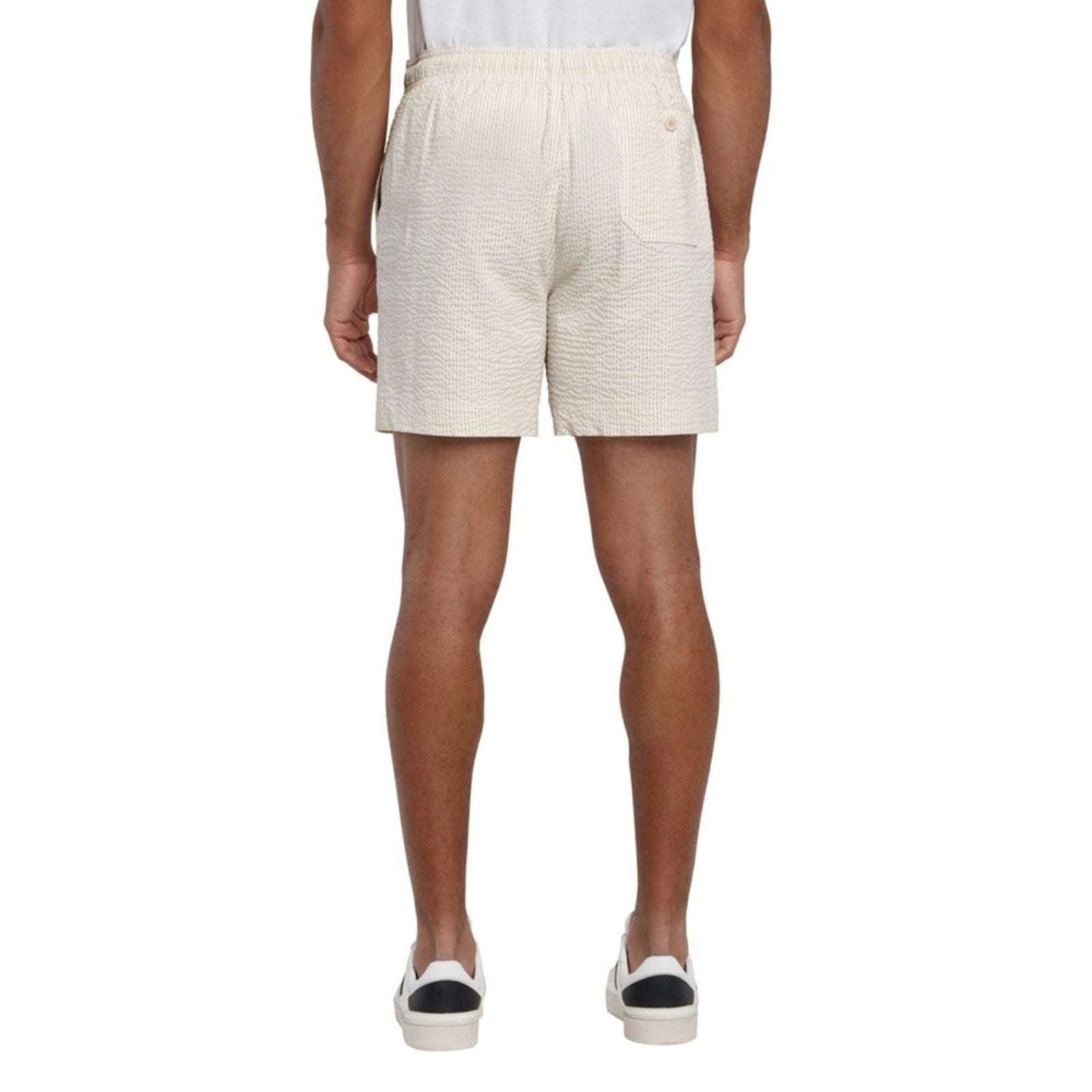 Express Cream Flat Front Shorts Lightweight Summer Essential NEW XXL