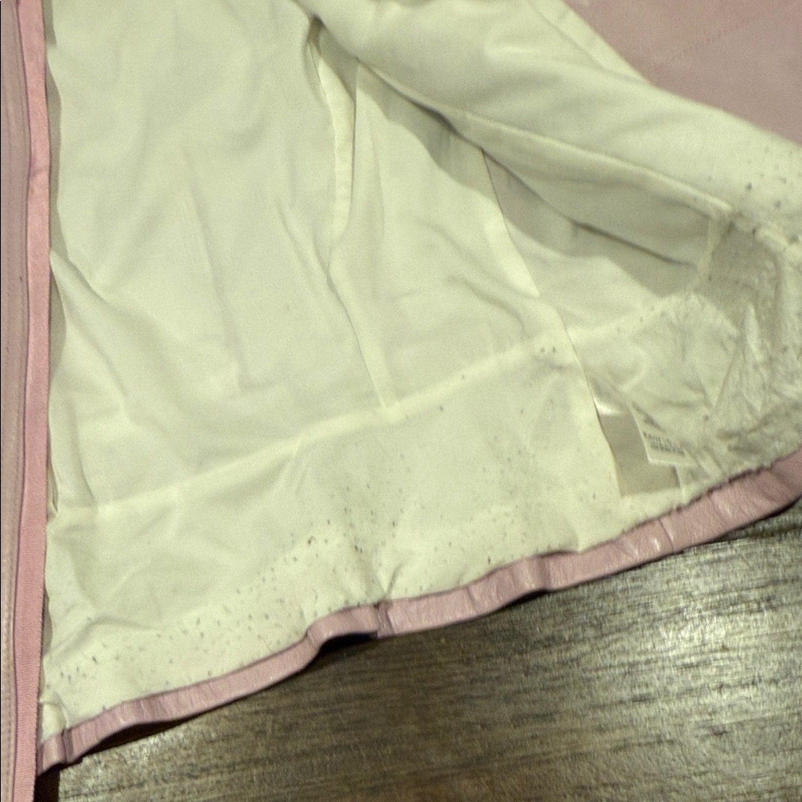 White House Black Market Faux Leather Jacket – Blush Pink – Women’s Medium used