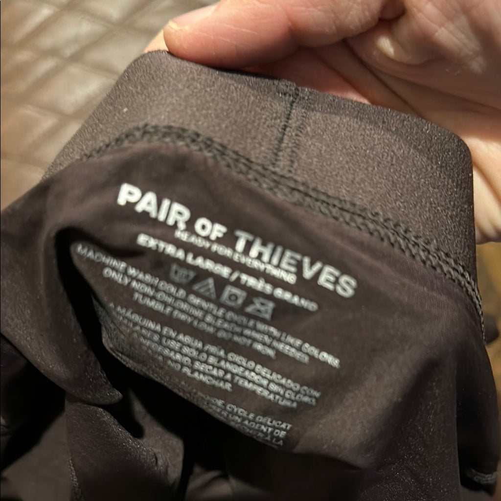 Pair of thieves Men's Brown Boxer Briefs spanX sac support XL NWOT