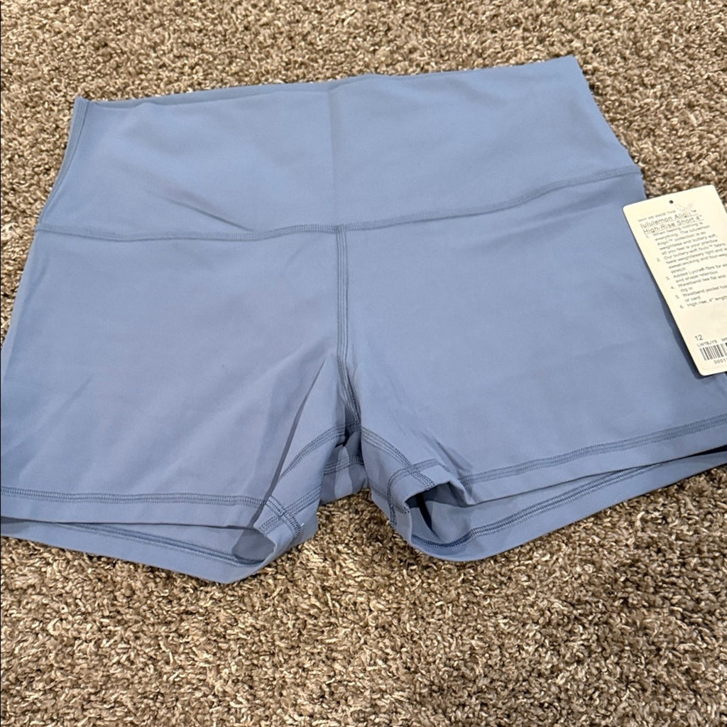 Lululemon Women's Blue Athletic Shorts 12 NEW