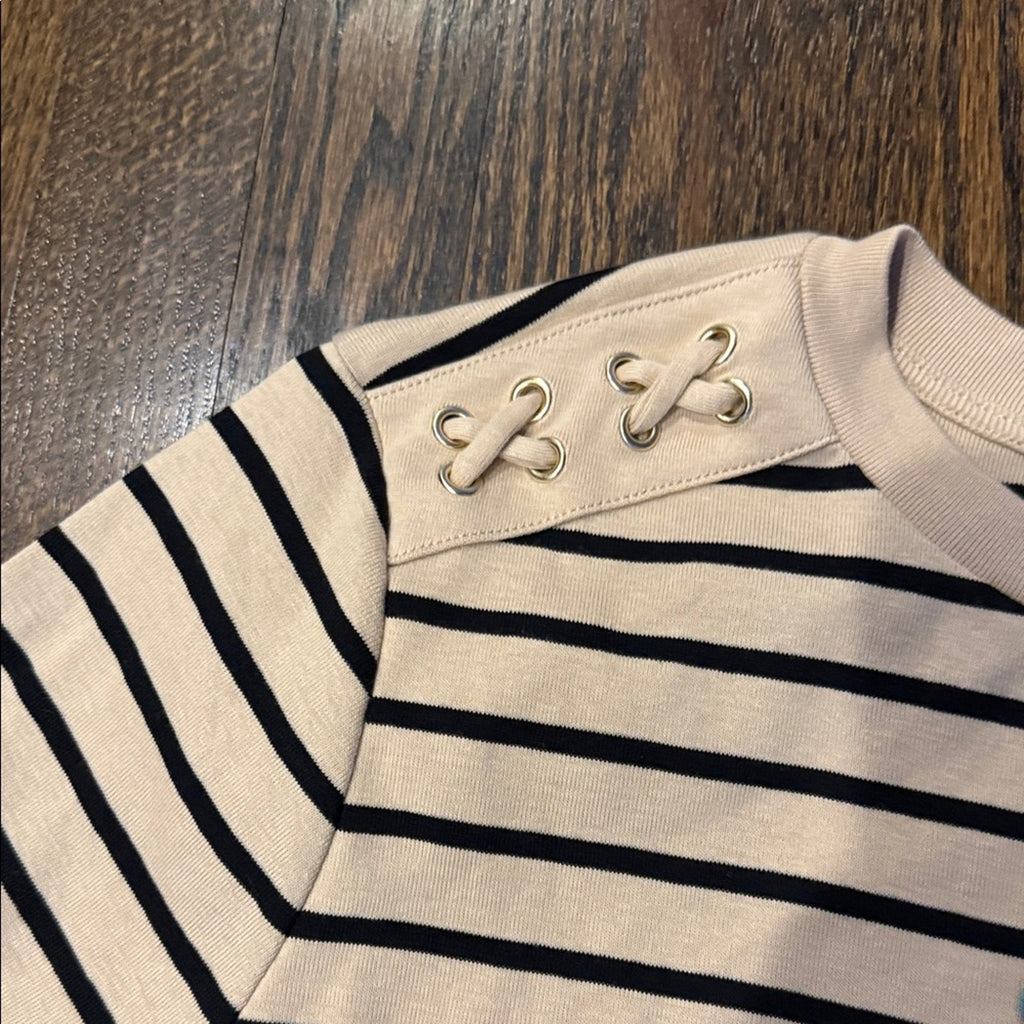 Rafaela blouse Striped Long Sleeve Top woman's 2X