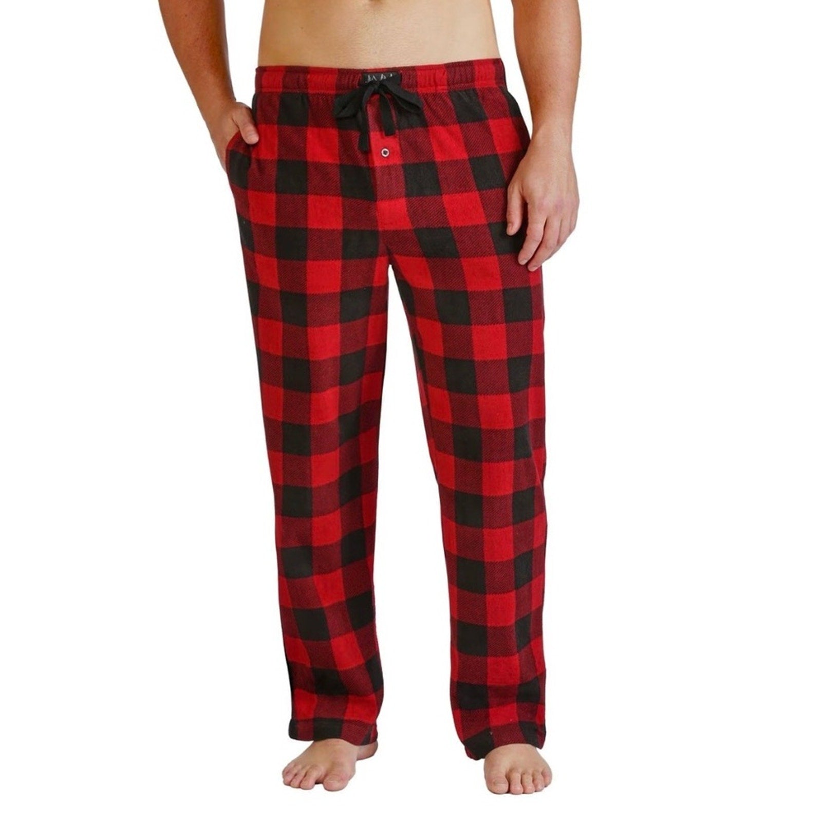 Lucky Brand Red and Black Checkered Pants