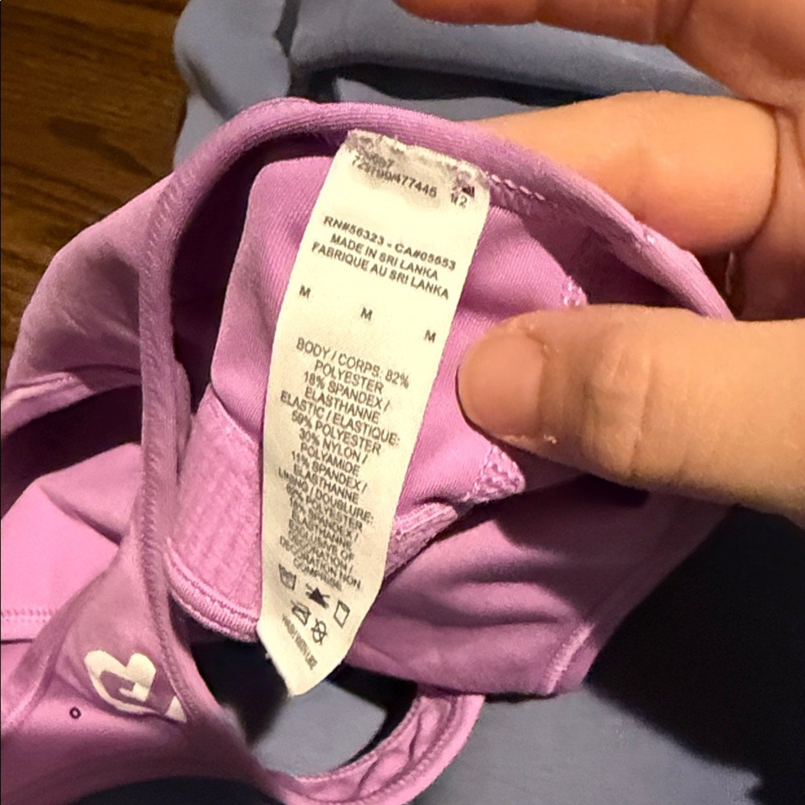 Nike Peloton Women's Lavender Sports bra size Medium Preloved condition