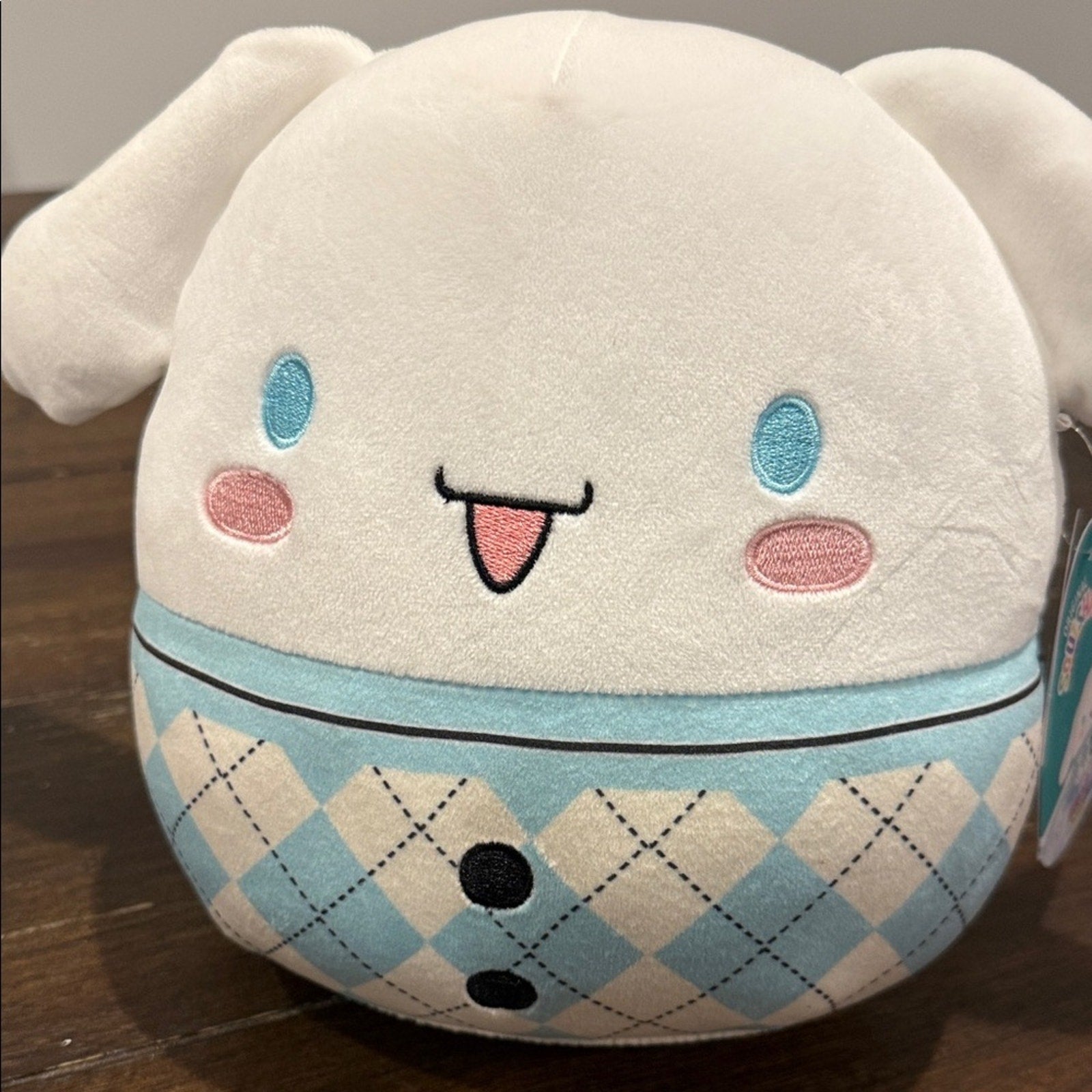 Squishmallows White and Blue Cinnamoroll Plush hello Kitty new