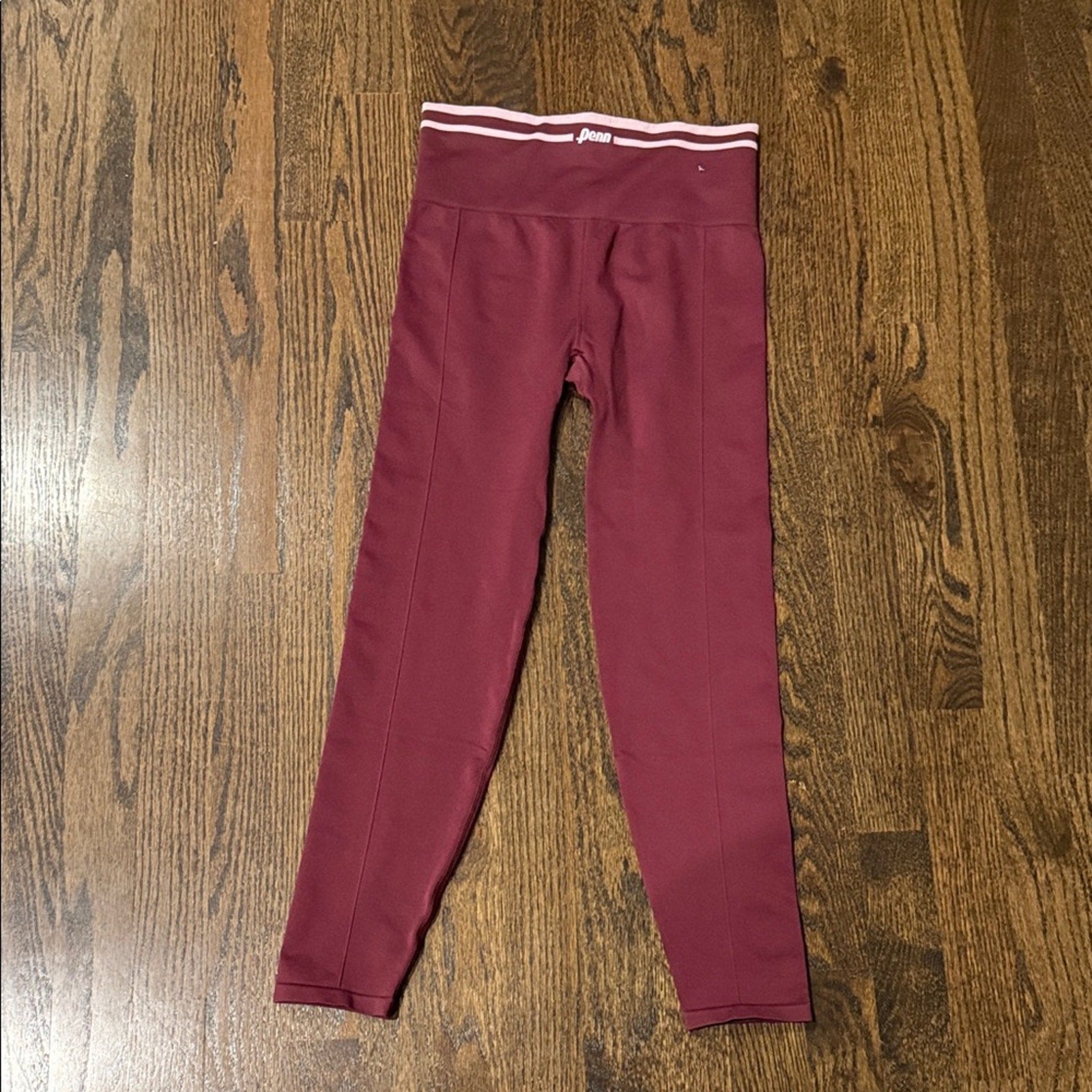 Penn medium leggings woman’s fitted Maroon Leggings for Women