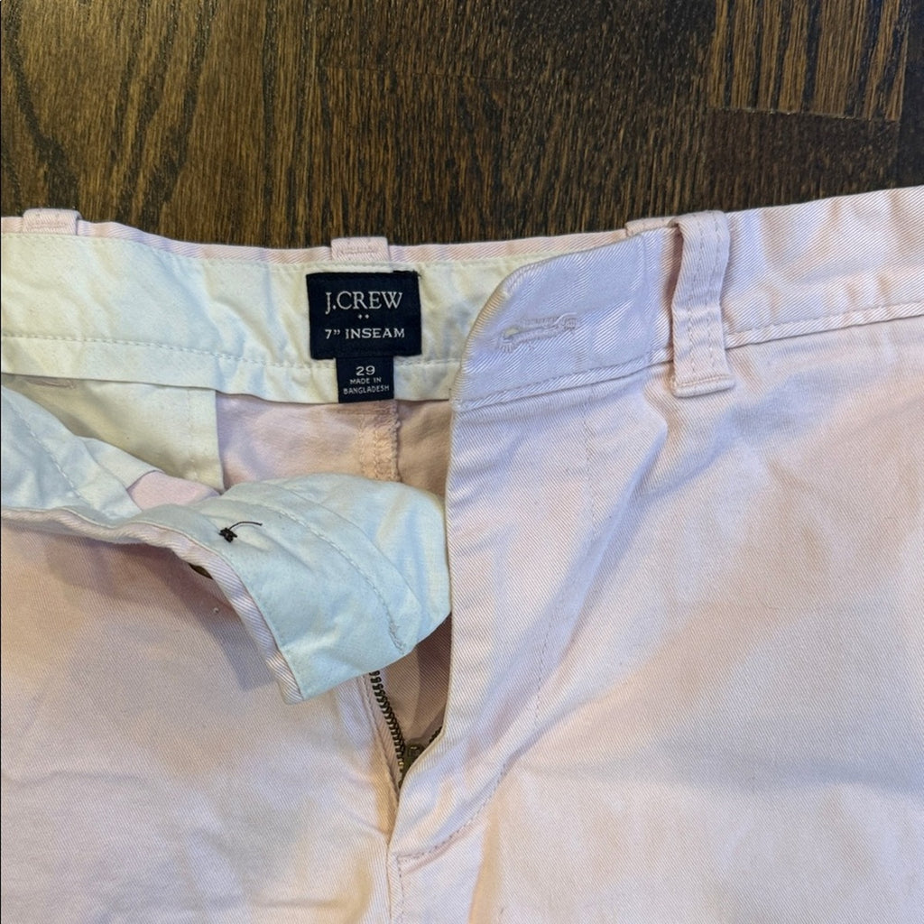 Women's Light Pink Shorts j.crew 29