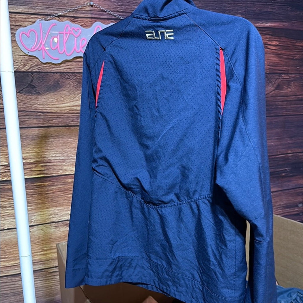 Nike UConn Huskies Full Zip Jacket Men's Medium Navy Gray Athletic Preloved