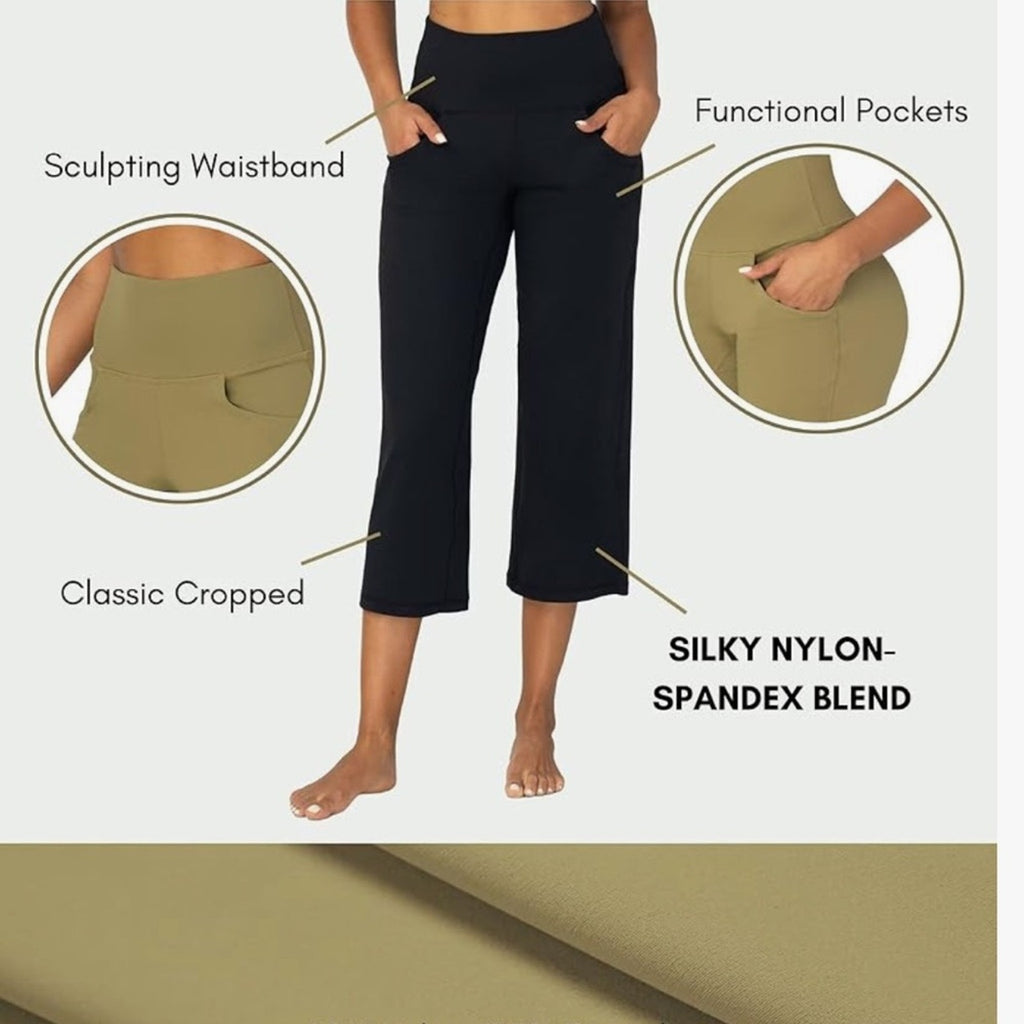 New sunziel medium leggings Black High-Waisted Cropped Pants