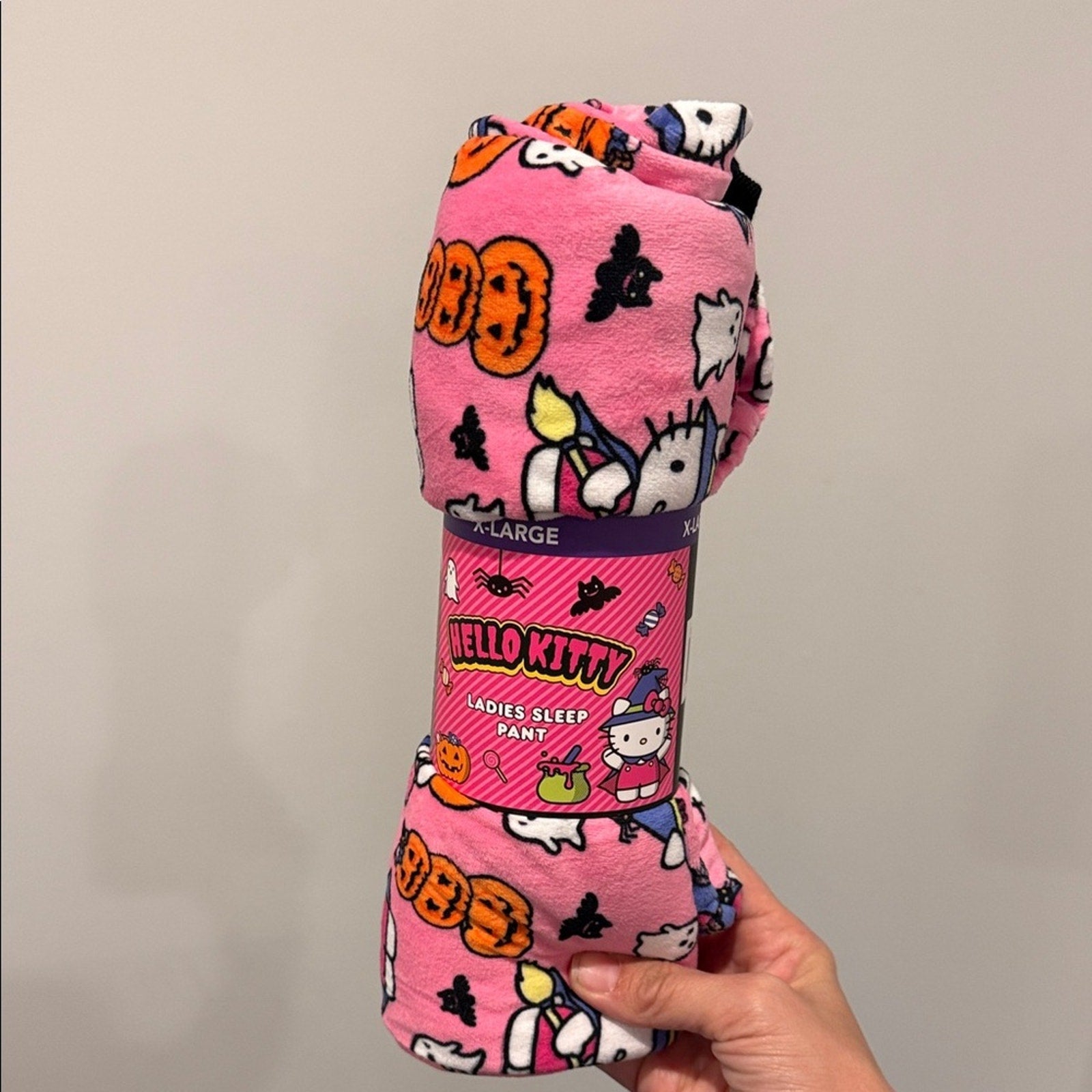Hello Kitty Pink and Orange womans XL Sleep Pants