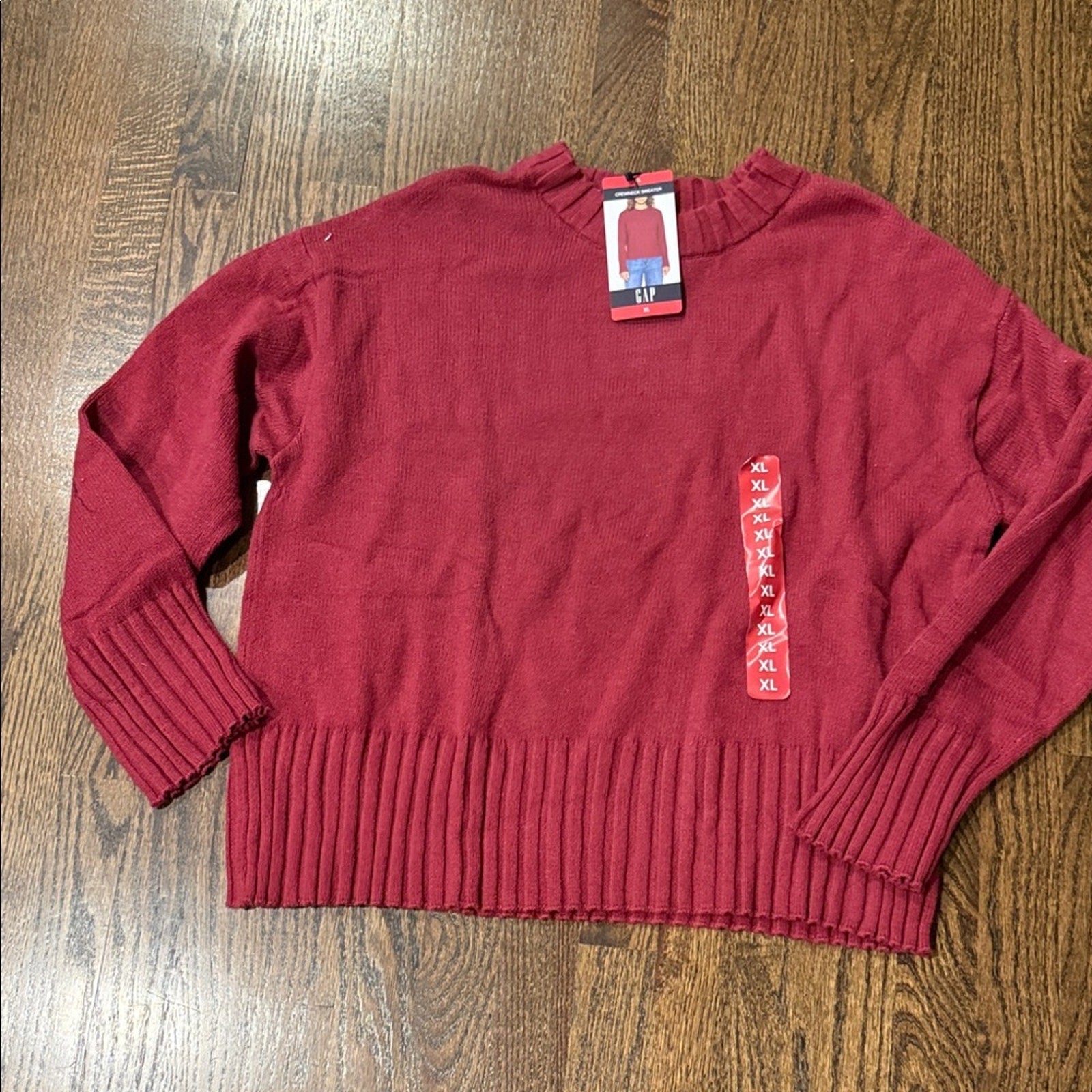 Gap Women's Red Sweater xl cozy new