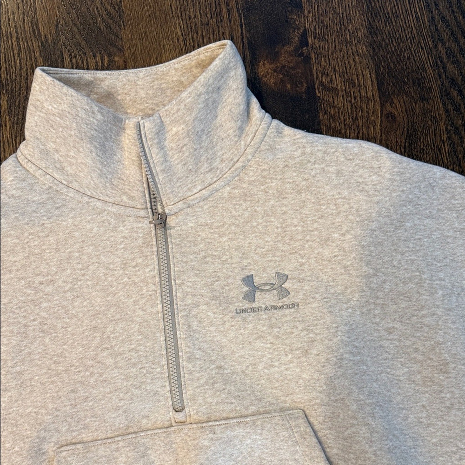 Under Armour Women's Beige Quarter-Zip Sweater woman’s NWOT
