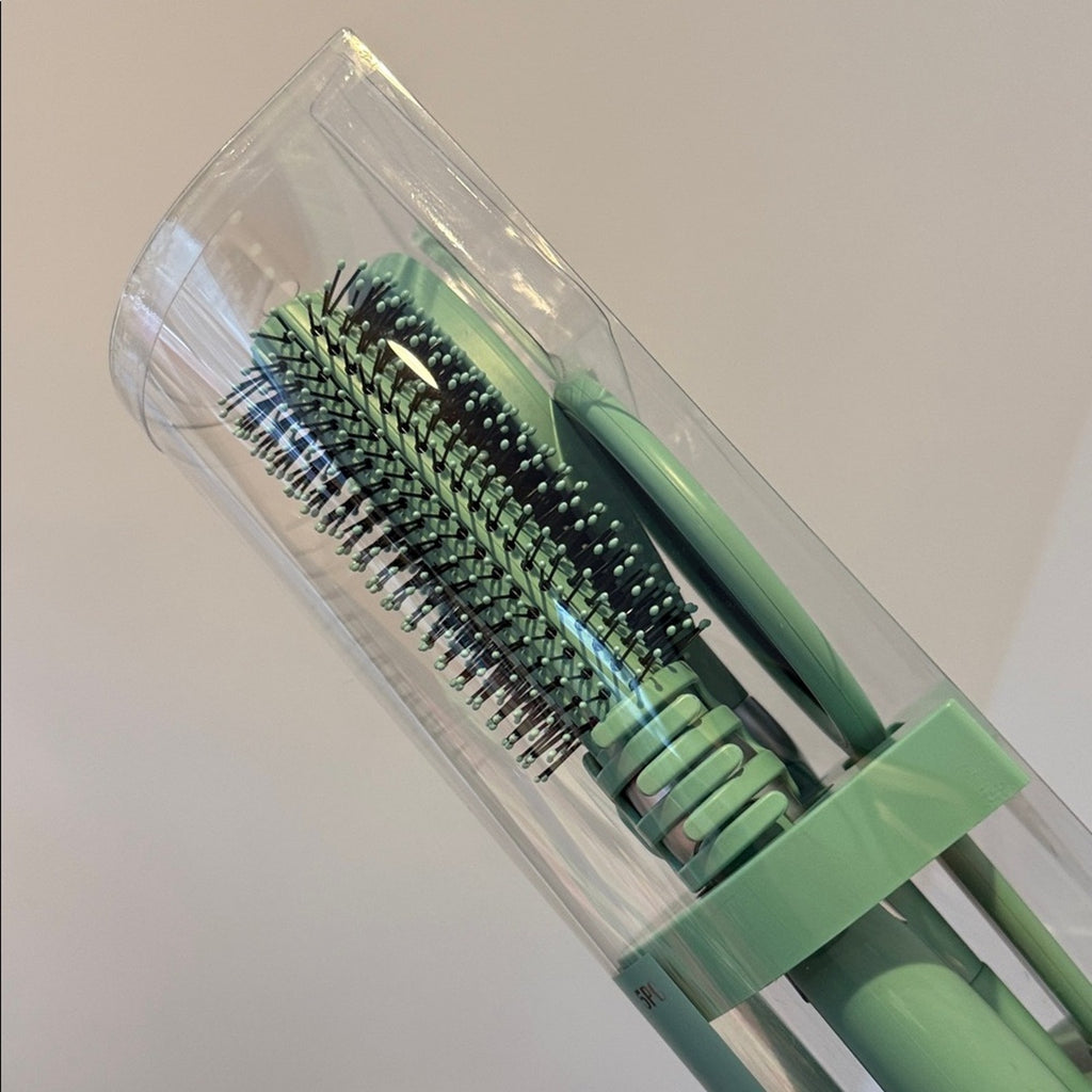 Green Hair Brush Set 5 piece gift set