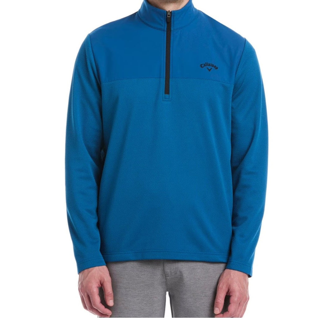 Callaway Men's Vibrant Blue Lightweight Jacket with pockets popover Large